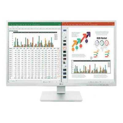 Monitor profesional lg 27bk55yp-w 27'/ full hd/ multimedia/ blanco