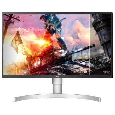 Monitor gaming polivalente lg 27ul550p-w 27'/ 4k/ 5ms/ 60hz/ ips/ plata