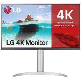 Monitor profesional lg 27up85np-w 27'/ 4k/ multimedia/ plata