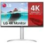 Monitor profesional lg 27up85np-w 27'/ 4k/ multimedia/ plata