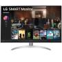 Smart monitor lg 32sq700s-w 31.5'/ 4k/ smart tv/ multimedia/ plata y blanco