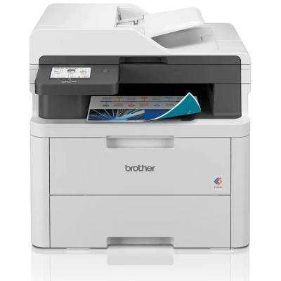 Multifunción láser color brother dcp-l3560cdw wifi/ dúplex/ blanca