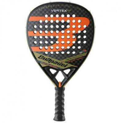 Pala de pádel bullpadel vertex 03 2023/ negra y naranja