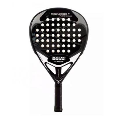 Pala de pádel softee ranger 1.0/ blanca y negra