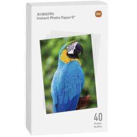 Papel fotográfico xiaomi instant photo printer para impresora xiaomi instant photo 1s/ 6'/ 40 hojas