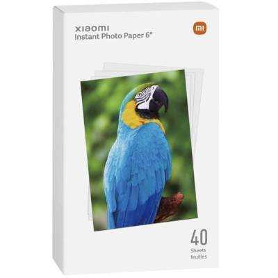 Papel fotográfico xiaomi instant photo printer para impresora xiaomi instant photo 1s/ 6'/ 40 hojas