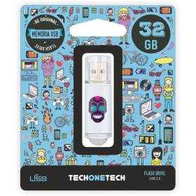 Pendrive 32gb tech one tech calavera maya usb 2.0
