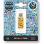 Pendrive 32gb tech one tech emojis usb 2.0