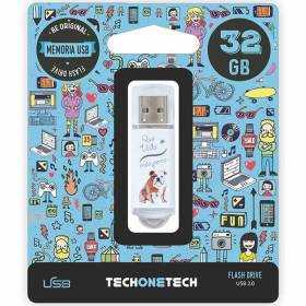 Pendrive 32gb tech one tech que vida mas perra usb 2.0