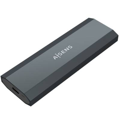 Caja externa para disco ssd m.2 sata/nvme aisens asm2-018gr/ usb 3.1/ sin tornillos