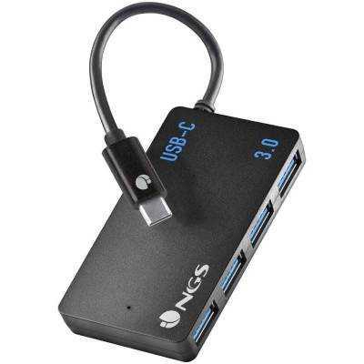 Hub usb tipo-c ngs wonderihub4/ 4xusb