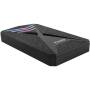 Caja externa gaming para disco duro de 2.5' tooq tqe-2550rgb/ usb 3.1/ sin tornillos