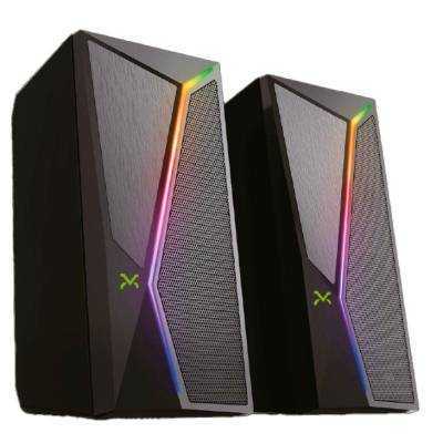 Altavoces droxio siren rgb/ 2.0/ negros