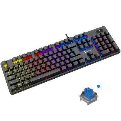 Teclado gaming mecánico droxio katori/ switch azul