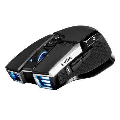 Ratón gaming inalámbrico evga x20/ batería recargable/ hasta 16000 dpi