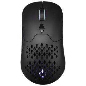 Ratón gaming inalámbrico hiditec gx30 pro wireless/ batería recargable/ hasta 26000 dpi