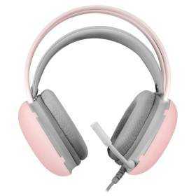 Auriculares gaming con micrófono mars gaming mh-glow/ jack 3.5/ rosas