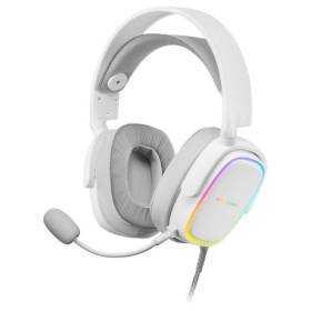 Auriculares gaming con micrófono mars gaming mhaw/ jack 3.5/ blancos