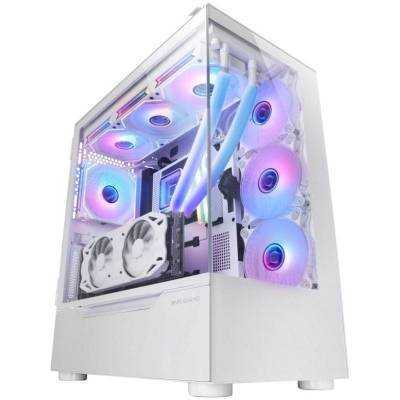 Caja gaming torre mars gaming mc-ult/ blanca
