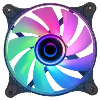 Ventilador mars gaming mf-3d/ 12cm/ argb/ negro