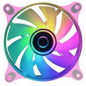 Ventilador mars gaming mf-3d/ 12cm/ argb/ rosa