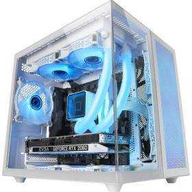 Caja gaming minitorre mars gaming mcnovam/ blanca