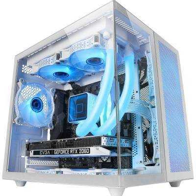 Caja gaming minitorre mars gaming mcnovam/ blanca
