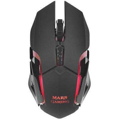 Ratón gaming inalámbrico mars gaming mmw/ hasta 3200 dpi