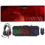 Pack gaming mars gaming mcprgb2/ teclado rgb + ratón óptico + alfombrilla xxl + auriculares
