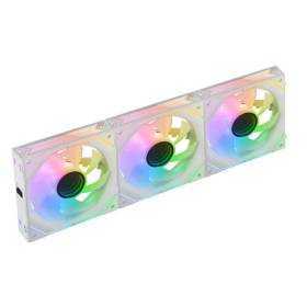 Pack 3 ventiladores mars gaming mf-linkfinitykit/ 12cm/ argb/ blancos