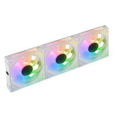 Pack 3 ventiladores mars gaming mf-linkfinitykit/ 12cm/ argb/ blancos