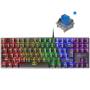 Teclado gaming mecánico mars gaming mk80bes/ switch azul