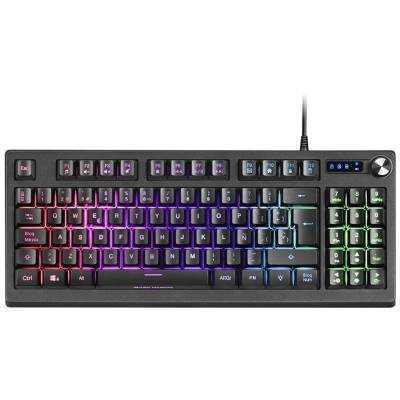 Teclado gaming semimecánico mars gaming mkrevo
