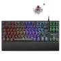Teclado gaming mecánico mars gaming mkxtklres/ switch rojo