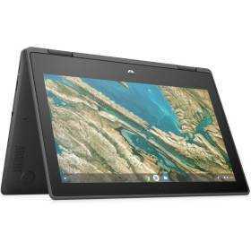 Chromebook convertible hp x360 11 g3 ee 9tv00ea intel celeron n4020/ 4gb/ 32gb emmc/ 11.6' táctil/ chrome os