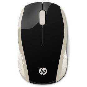 Ratón inalámbrico hp 200/ 1000 dpi/ dorado