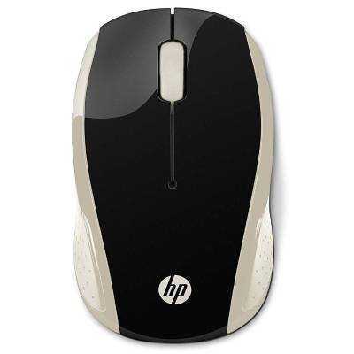 Ratón inalámbrico hp 200/ 1000 dpi/ dorado