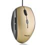 Ratón ergonómico ngs moth gold/ hasta 1600 dpi/ dorado