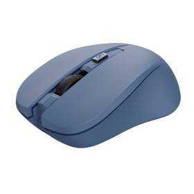 Ratón inalámbrico trust mydo silent wireless/ hasta 1800 dpi/ azul