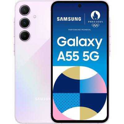 Smartphone samsung galaxy a55 8gb/ 256gb/ 6.6'/ 5g/ lavanda