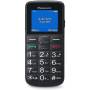 Teléfono móvil panasonic kx-tu110exb para personas mayores/ negro