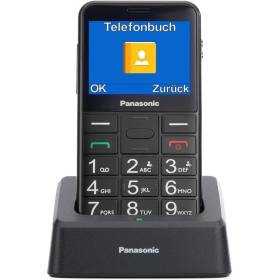 Teléfono móvil panasonic kx-tu155exbn para personas mayores/ negro