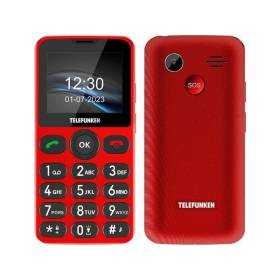 Teléfono móvil telefunken s415 para personas mayores/ rojo