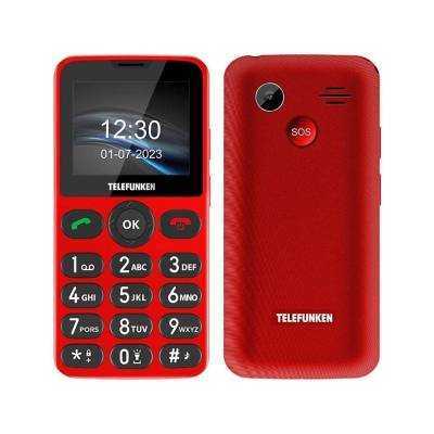 Teléfono móvil telefunken s415 para personas mayores/ rojo