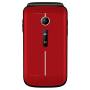 Teléfono móvil telefunken s430 para personas mayores/ rojo