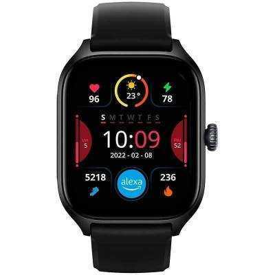 Smartwatch huami amazfit gts 4/ notificaciones/ frecuencia cardíaca/ gps/ negro infinito
