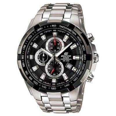 Reloj analógico casio edifice classic ef-539d-1avef/ 53mm/ plata y negro