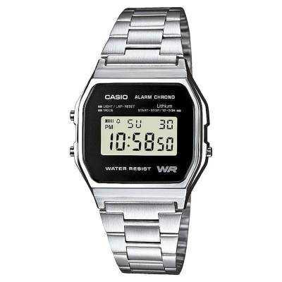 Reloj digital casio vintage iconic a158wea-1ef/ 37mm/ plata