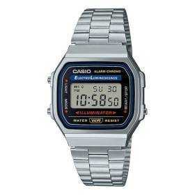 Reloj digital casio vintage iconic a168wa-1yes/ 38mm/ negro y plata