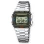 Reloj digital casio vintage iconic a163wa-1qes/ 37mm/ negro y plata